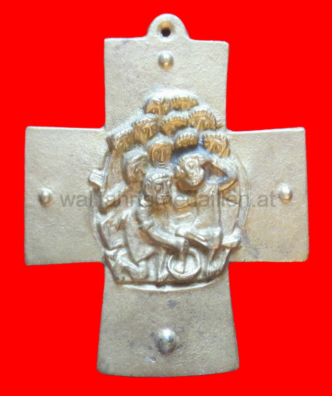 Bronzekreuz zur heiligen Kommunion