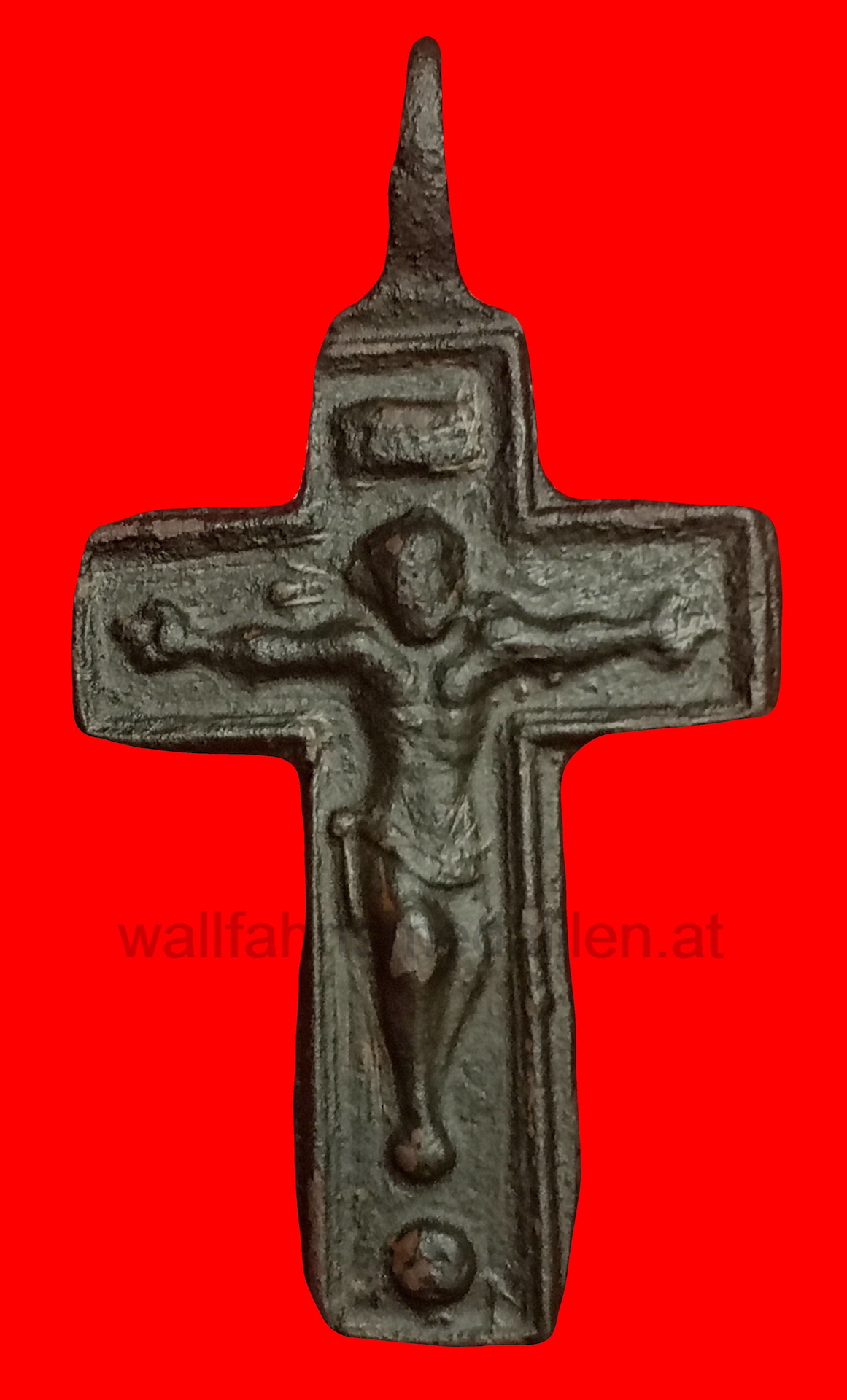 Bronzekreuz aus dem Barock, frühes XVIII Jhd